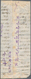 Korea-Nord: 1950, 1 W. Order Of Merit, Various Shades Of Green, Single Franks Inland Usage (7, Two W - Korea (Noord)