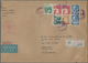 Korea-Süd: 1950, Red Cross Delegation In Korea (rd Hs.), Y1275 Franking Tied "TOKYO 24.10.50" To Reg - Korea, South