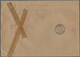 Korea-Süd: 1950, Red Cross Delegation In Korea (rd Hs.), Y1275 Franking Tied "TOKYO 24.10.50" To Reg - Korea, South