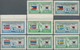 Delcampe - Korea-Süd: 1951, Flag Set Of 44 Vals. Inc. Italy Both Old And New Flag, Mint Never Hinged MNH, 4 Set - Korea (Zuid)