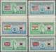 Delcampe - Korea-Süd: 1951, Flag Set Of 44 Vals. Inc. Italy Both Old And New Flag, Mint Never Hinged MNH, 4 Set - Korea, South