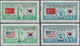 Korea-Süd: 1951/52, Flags Set, Inc. Italy I+II, Unused Mounted Mint First Mount LH (Michel Cat. 1300 - Korea (Zuid)