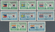 Delcampe - Korea-Süd: 1951/52, Flags Set, Inc. Italy I+II, Unused Mounted Mint First Mount LH (Michel Cat. 1300 - Korea, South