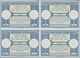 Korea-Süd: 1964. International Reply Coupon 45 Won (London Type) In An Unused Block Of 4. Issued Nov - Korea, South