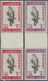 Kuwait: 1965. Complete FALCON Set (8 Values) In Vertical Gutter Pairs. Mint, NH. (Mi #285/92) - Koeweit