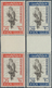 Delcampe - Kuwait: 1965. Complete FALCON Set (8 Values) In Vertical Gutter Pairs. Mint, NH. (Mi #285/92) - Kuwait