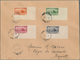 Libanon: 1938, "MEDICAL COLLEGE OF BEYROUTH" Complete Imperf Set Of Four Values With Corner Margin A - Libanon