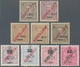 Macau: 1913, Republica Ovpts. Inc. 1 A./13 A. Violet And 1 A./13 A. Greyish Violet, Unused No Gum As - Other & Unclassified