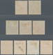 Macau: 1913, Republica Ovpts. Inc. 1 A./13 A. Violet And 1 A./13 A. Greyish Violet, Unused No Gum As - Otros & Sin Clasificación