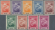 Macau: 1938, Colonial Empire 1 A./5 P. Resp. Respective Air Mail Set 1 A./1 P., Mint Never Hinged MN - Other & Unclassified