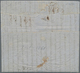 Macau - Besonderheiten: 1861, Incoming Mail From Portugal: Two Entire Folded Letters With Oval Rate - Other & Unclassified