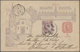 Malaiische Staaten - Straits Settlements: 1909, 3c. Dull Purple On Card (Timor Stationery Card Used - Straits Settlements