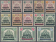 Malaiischer Staatenbund: 1900, Set Of 13 Values Up To $5 Green And Ultramarine, All Mint Hinged, Few - Federated Malay States