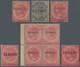 Malaiische Staaten - Pahang: 1889-90: Nine Stamps With Various "PAHANG" Ovpts., With SG 1 And 3 Mint - Pahang