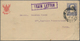 Malaiische Staaten - Penang: 1930 (20 Mar), Siamese Postal Stationery Envelope 15s. Blue Addressed T - Penang