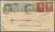 Malaiische Staaten - Sarawak: 1896, Sir Charles Brooke 2c. Brown-red Two Singles Used On Cover With - Andere & Zonder Classificatie