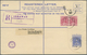 Malaiische Staaten - Sarawak: 1929 (29.1.), Registered Letter 'Sir Charles Vyner Brooke' 15c. Blue ( - Andere & Zonder Classificatie