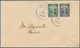 Malaiische Staaten - Sarawak: 1938, 2 C Green And 3 C Black, Mixed Franking On Cover With Single Cir - Andere & Zonder Classificatie
