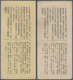 Mandschuko (Manchuko): 1933/44, Assembly With: 5 F., 10 F. Tied Trisected "Tsitsihar 2.10.9" To Ppc - 1932-45 Mantsjoerije (Mantsjoekwo)