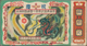Mandschuko (Manchuko): 1944, Statehood 10th Anniversary Bus & Tram Ticket (ppc+coupon), Green Dragon - 1932-45 Mantsjoerije (Mantsjoekwo)