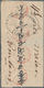 Delcampe - Niederländisch-Indien: 1855/1865 Ca., Lot Of 4 Folded Letter Sheets With Different Oval Postmarks, C - Netherlands Indies