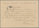 Niederländisch-Indien: 1881: Two Postal Stationery Cards 5c. Violet (Types I And II) Used To Batavia - Nederlands-Indië