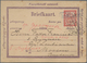 Niederländisch-Indien: 1897/1909, Lot Of 3 Interesting Postcards, Comprising 5 C Blue Psc From SEMAR - Netherlands Indies