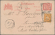 Niederländisch-Indien: 1897/1909, Lot Of 3 Interesting Postcards, Comprising 5 C Blue Psc From SEMAR - Netherlands Indies