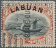 Nordborneo: 1901, "Frame Inverted" Variety Of Postage Due LABUAN Overprinted 8c. Black And Vermilion - Noord Borneo (...-1963)