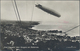 Philippinen: 1929, Incoming Souvenir Postcard "Graf Zeppelin" Franked With 2 RM Zeppelin Blue, Red S - Philippines