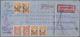 Saudi-Arabien - Nedschd: 1929, ½pi. Carmine (2) And 5pi. Brown (4) On Insured Letter 800fr./87gr. Fr - Saudi-Arabien