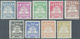 Saudi-Arabien - Dienstmarken: 1964/70, Large Numerals, A Partial Set 4 Pia.-50 Pia.-ex, Inc. 10 Top - Saoedi-Arabië