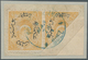 Saudi-Arabien - Stempel: 1879, Turkey 1 Pia. Yellow Pair (1875), One Bisect, On Piece Tied By "POSTE - Saudi Arabia