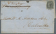 Singapur: 1859. Envelope Addressed To Calcutta Bearing India SG 46. 4a Black Tied By "B/172" Obliter - Singapore (...-1959)