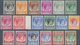Singapur: 1949/1952, KGVI Definitives Perf. 17½ X 18 Complete Set Of 18, Mint Lightly Hinged ($2 Wit - Singapore (...-1959)