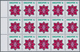 Delcampe - Singapur: 1973, Flowers And Fruits Defintives Complete Set Of 13 In Blocks Of 15, Mint Never Hinged, - Singapur (...-1959)