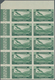 Syrien: 1934, 10 Years Republic Airmail Stamp (1pi.) Green WITHOUT DENOMINATION In An IMPERFORATE Bl - Syria