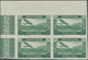 Syrien: 1934, 10th Anniversary Of Republic, Airmail 1pi. Green With Variety "blank Value Field", Mar - Syria