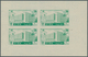 Syrien: 1958, GPO Damascus Complete Set In IMPERFORATE Special Miniature Sheets With Four Stamps Eac - Syria