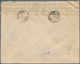 Syrien - Zwangszuschlagsmarken: 1945 Obligatory Tax Stamp 5p. On 25p. On 40p. Rose Used Along With 1 - Syria