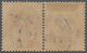 Thailand: 1897, 4a. On 12a. Lilac/carmine, Horizontal Pair, Left Stamp With 1st T And Right Stamp Wi - Thailand