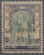 Thailand: 1909, 2s. On 2a. Violet/grey With "Large S", Used Copy, Some Toning. Certificate Osper. Ho - Thailand