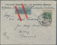 Thailand: 1933/1940 Destination DENMARK: Two Airmail Cover To Denmark, One From Singora To Copenhage - Thailand