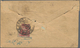 Tibet: 1912, 2/3 T. Carmine Tied "LHASA P.O." To Reverse Of Registered Inland Cover, Stamp Corner Fa - Sonstige - Asien