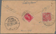 Delcampe - Tibet: 1920/49, Indian Offices In Tibet: KGV 1/2 A. Tied "GYANTSE 5 AP 20" Resp. Pair 1922 Both To N - Asia (Other)