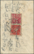 Tibet: 1933, 1 T. Rose-carmine With 2 T. Red Tied Large Bilingual „PHARI“ To Reverse Of Inland Cover - Asia (Other)