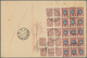 Turkmenistan: 1921. Parcel Card With Composit Franking 5 Copeck And 15 Copeck. In All 32 Stamps. - Turkmenistan