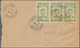 Vietnam-Nord (1945-1975): 1946, HoChi Minh 1 Mao, A Horizontal Strip-3 Tied "HAIPHONG 28-10 46" To S - Vietnam