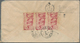 Vietnam-Nord (1945-1975): 1954. Surface Letter With A Multiple Franking Of Michel Nr. 11 From Hanoi - Vietnam