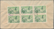 Vietnam-Nord (1945-1975): 1955. Spectacular Multiple Franking Of Mchel Nr. 24 (6) For An Overall Pos - Vietnam